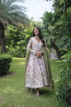 KA 1068 Printed Gown With Dupatta Wholesale Price In Surat
