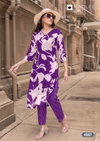 Rangoli Vol 2 By Kadlee Rayon Printed Kurti With Bottom Wholesale Shop In Surat