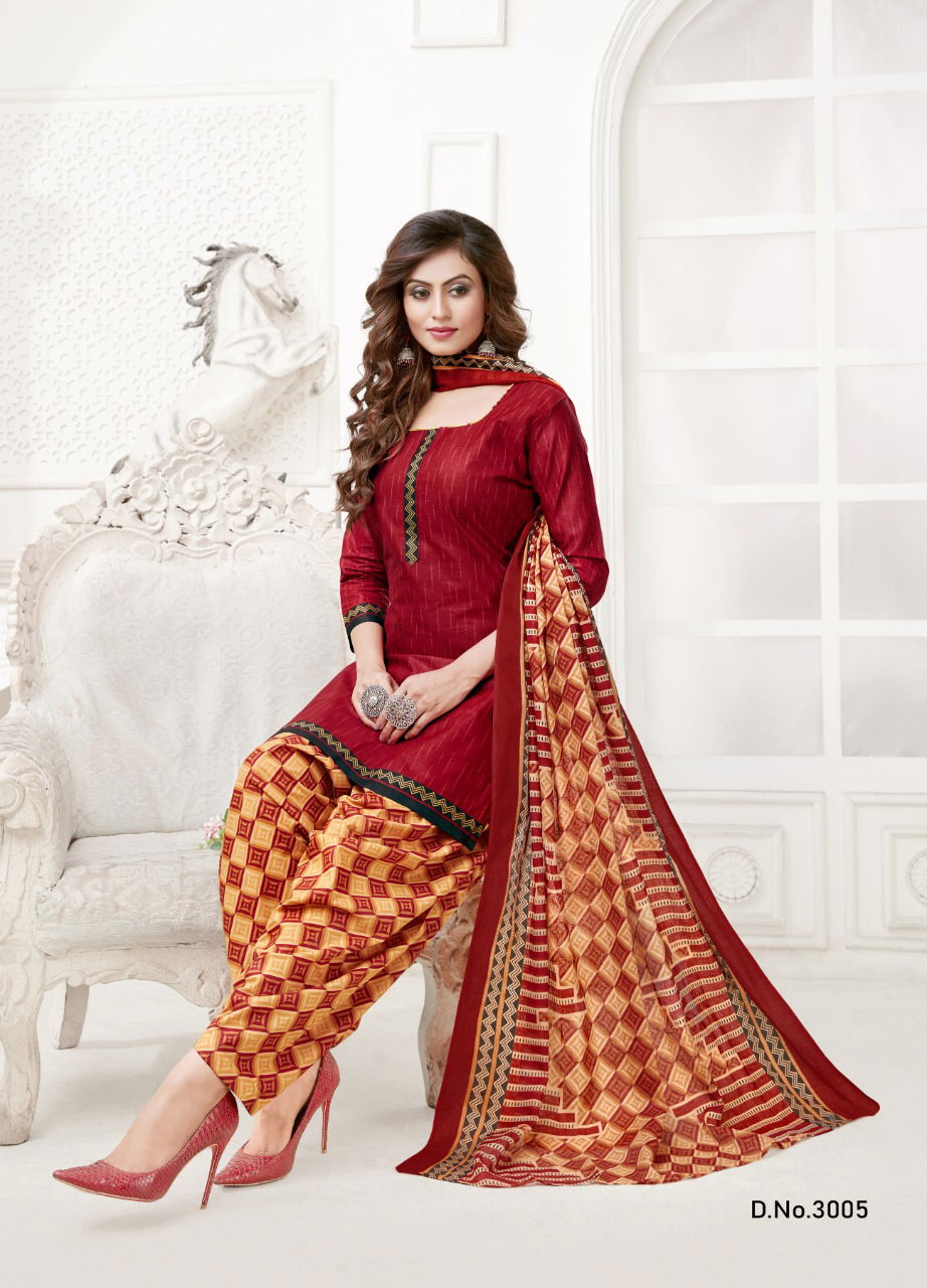 Sc Patiyala Special Vol 3 Casual Wear Pure Printed Cotton Dress Material Collection
