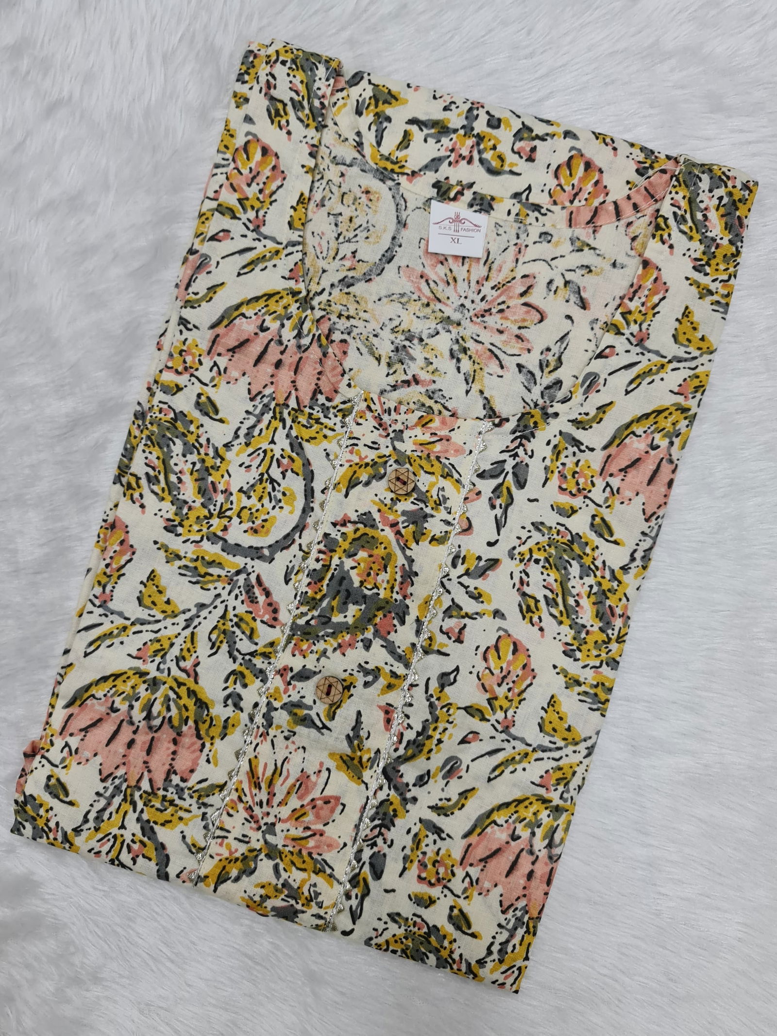 Mann Printed Daily Wear Cotton Kurtis Catalog