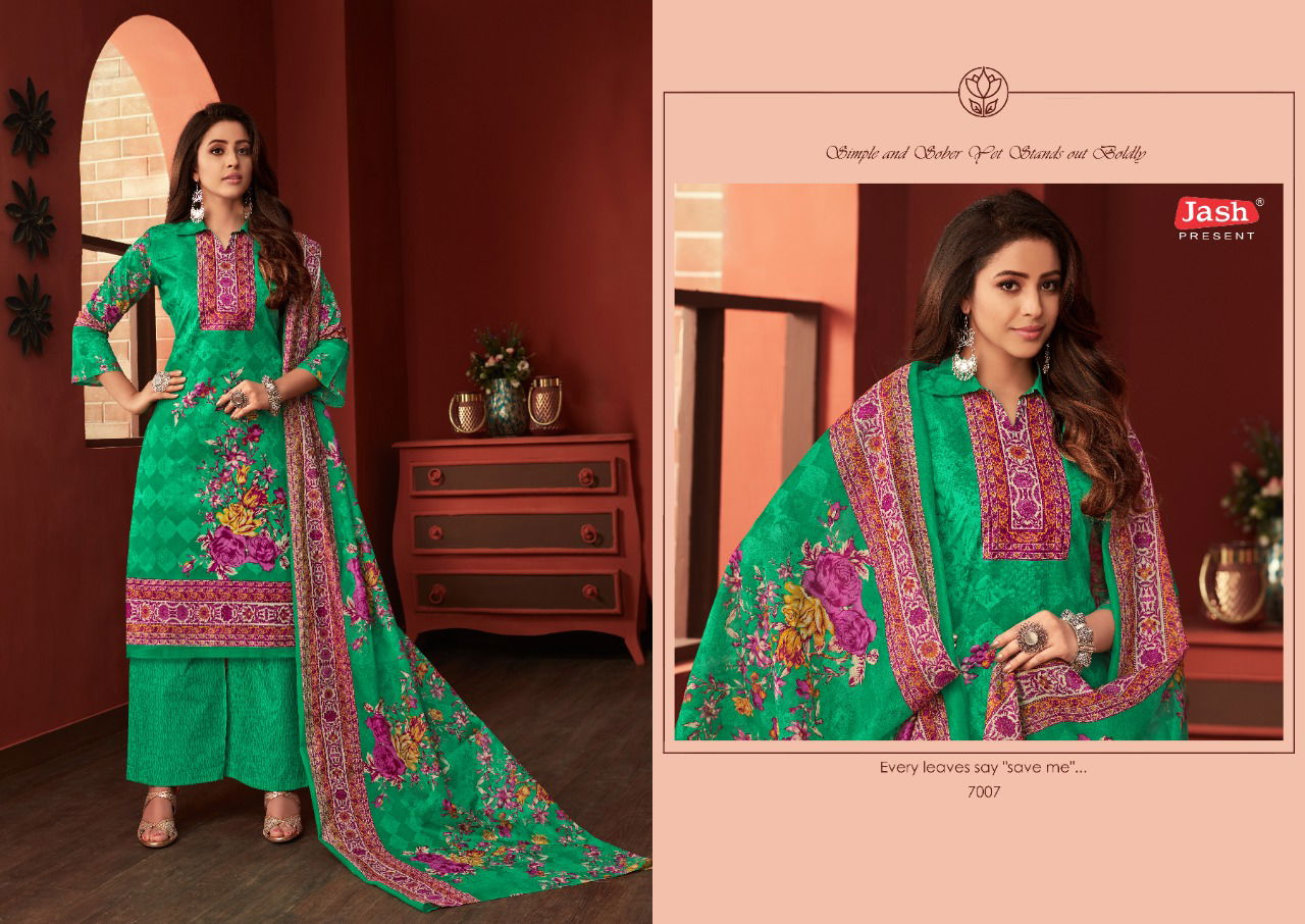Jash eliza 5 Printed Casual Regular Wear Pure Cotton Collection
