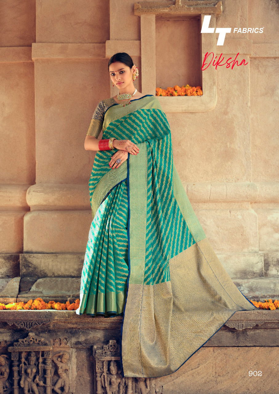 Lt Diksha Fancy Casual Wedding Wear Silk Latest Design silk sarees collection