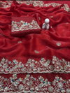 Vt 799 T Space Silk Embroidery Worked Premium Saree Wholesale Price In Surat