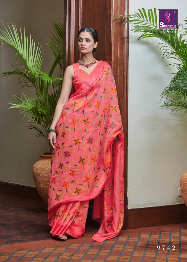 Shangrila Sophia Brasso Exclusive Designer Collection Of Brasso Saree