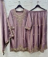 Bilqis B 265 A To D Chinon Embroidery Sharara Suits Wholesale Price In Surat
