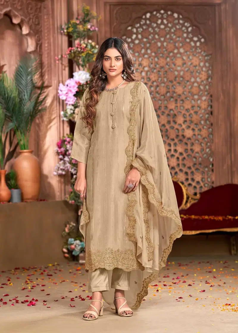 Riyaaz By Bela Silk Traditional Wear Stylish Dress Material Bulk Orders In India