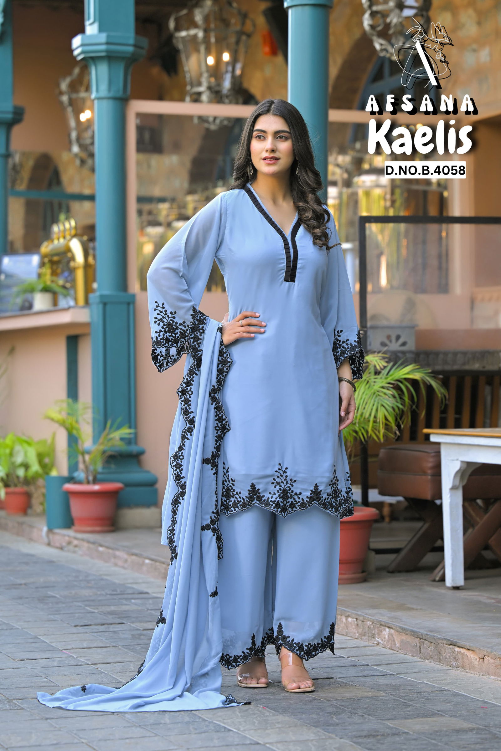 Kaelis By Afsana Fox Georgette Readymade Suits Wholesale Shop In Surat