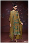 Aaliyah 3203 By Ganga Bemberg Silk Embroidered Suit Suppliers In India