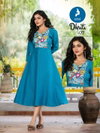 Dhriti By Kaya Berlin Fancy Ladies Anarkali Kurtis Wholesale Market In Surat
