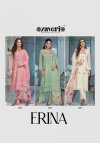 Erina By Zaveri Organza Emboidery Wholesale Kurti With Bottom Dupatta In India
