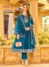 Fatima By Aanchi Vichitra Silk Online Anarkali Kurti With Bottom Dupatta Wholesale