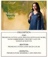 Maevina 5064 By Ganga Cotton Satin Designer Salwar Suits

