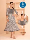 Chhabi By Kaya Capsul Print With Foil Anarkali Kurti Wholesale Online