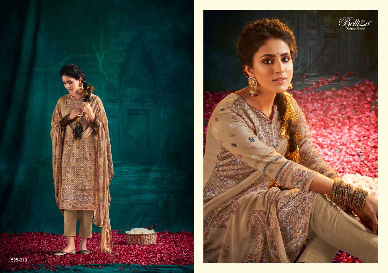 Belliza Neeza Premium Casual Daily Wear Cotton Printed Dress Material Collection