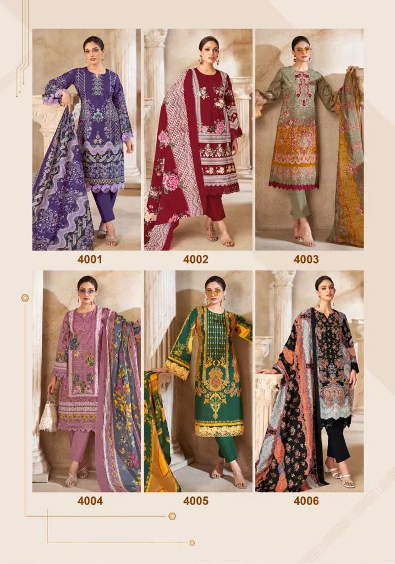 Guzarish Vol 4 By Mayur Cotton Printed Dress Material Wholesalers In Delhi