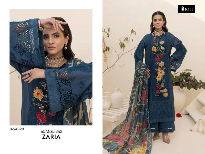 Adanslibas Zaria By Jihan Chiffon Dupatta Pakistani Salwar Suits Wholesale Clothing Distributors In India