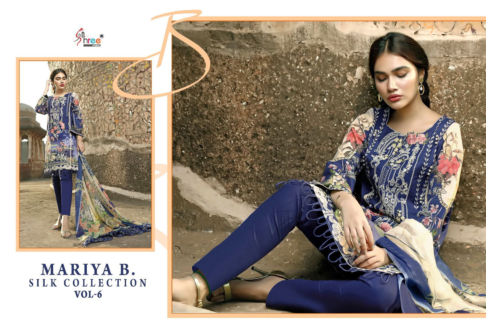 Mariya B Silk Collection Vol 6 By Shree Pakistani Suits Catalog

