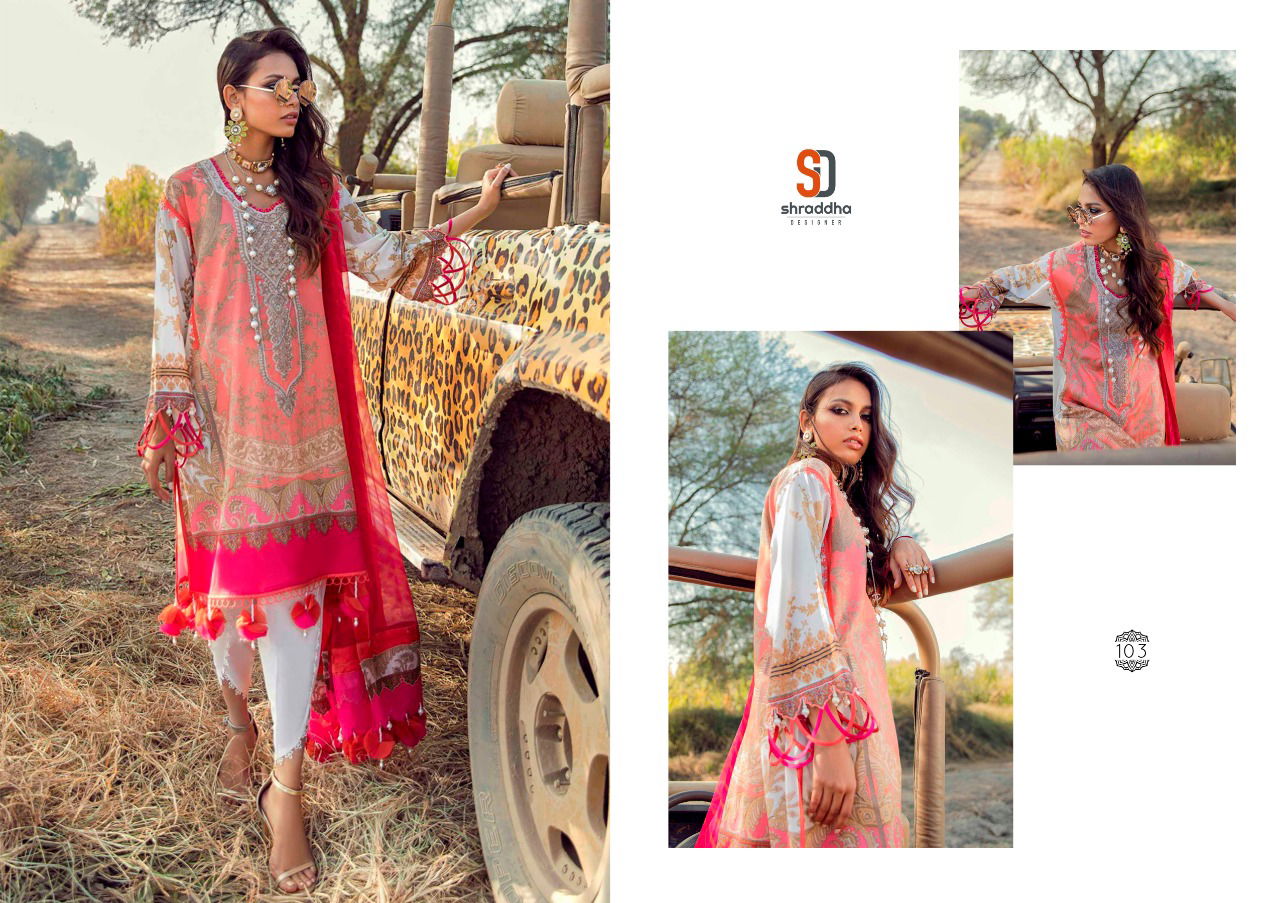 Shraddha Sana Safina Latest Designer Fancy Casual Wear Print Pakistani Salwar Suits Collection
