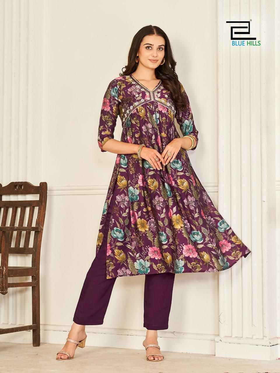 Blue Hills Suhana Alia Cut Kurti With Bottom Catalog

