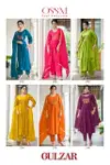 Gulzar By Ossm Viscos Roman Silk Kurti With Bottom Dupatta Exporters In India