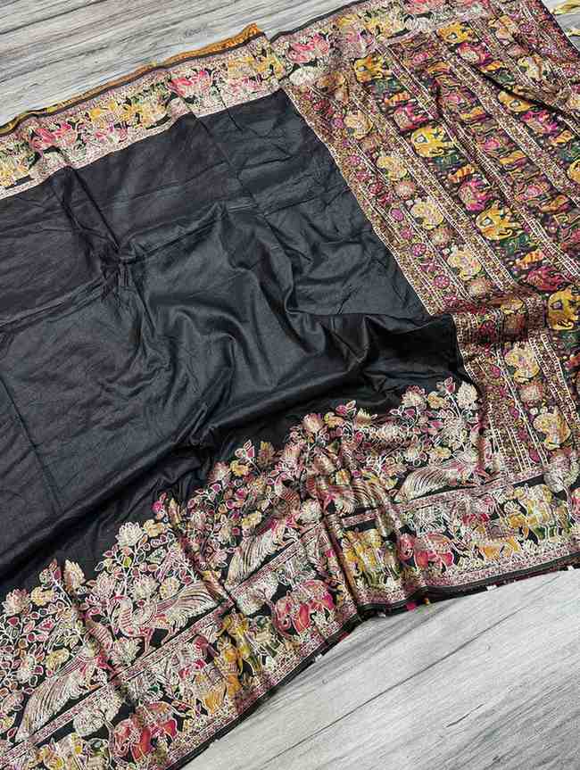 Kc 308 Festive Wear Pashmina Silk Saree Bulk Orders In India