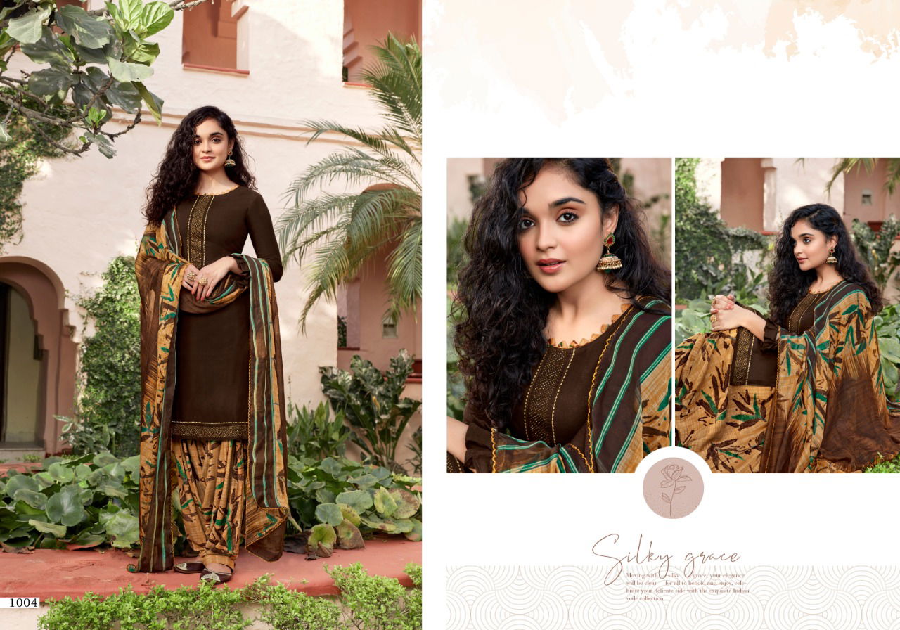 SWEETY FASHION FANTA Latest Fancy Regular Wear Rayon With Swarovski  Work Tailored And Border Heavy salwar Suit Collection