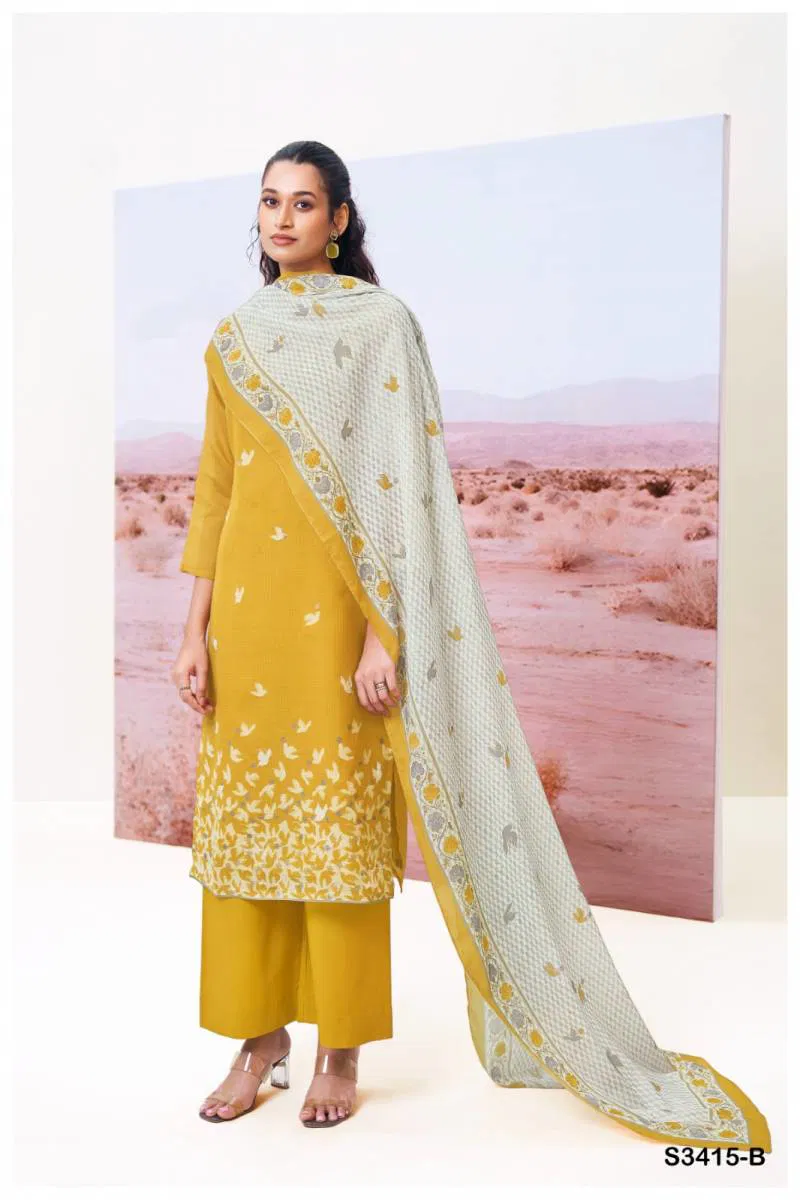 Abeeha By Ganga Bemberg Cotton Fancy Salwar Suit Wholesale Market In Surat With Price