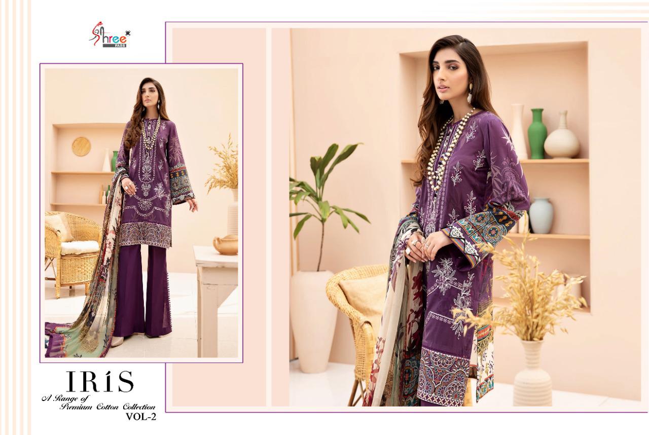Shree Fab irish Vol 2 Launched Latest Designer And Stylish Printed Designs  Pure Jam Cotton With Print And Exclusive Embroidery Work Salwar Suit  