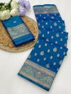 Self Elampillai Silk Rich Copper Zari Weaving Pallu Saree
