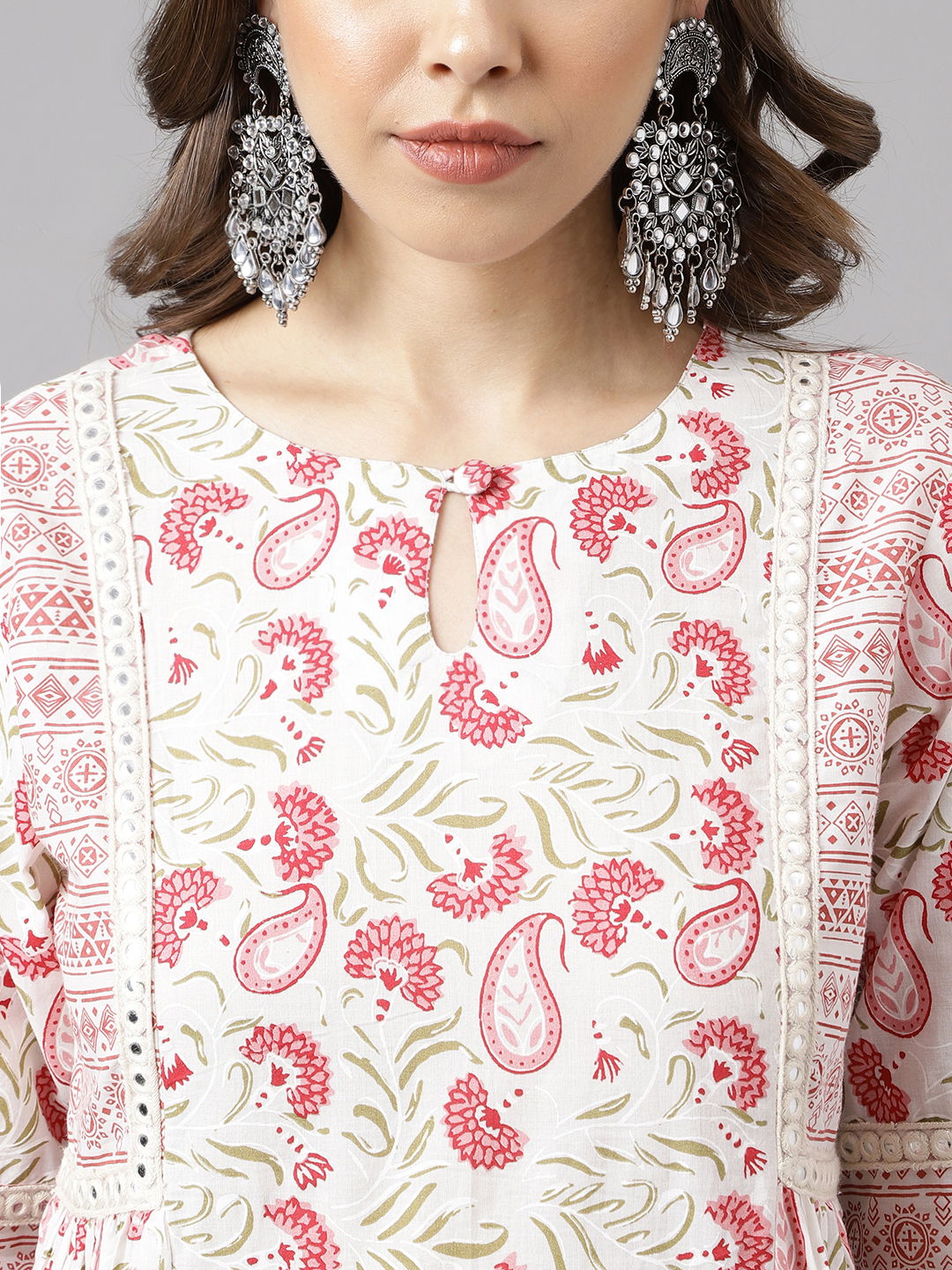 Fiorra SET0000 02 Printed Cotton Kurti With Palazzo Wholesale Market In Mumbai
