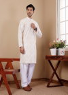 Yellow Colour Rw Viscose Chikankari Work Kurta Pyjama Wholesale Market Surat