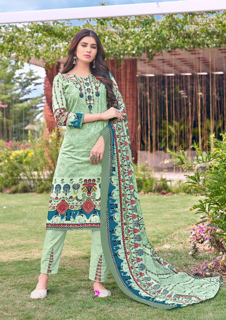Mishri Lawn Cotton 6 Latest fancy Designer Casual Regular Wear Printed Cotton Karachi Dress Material Collection
