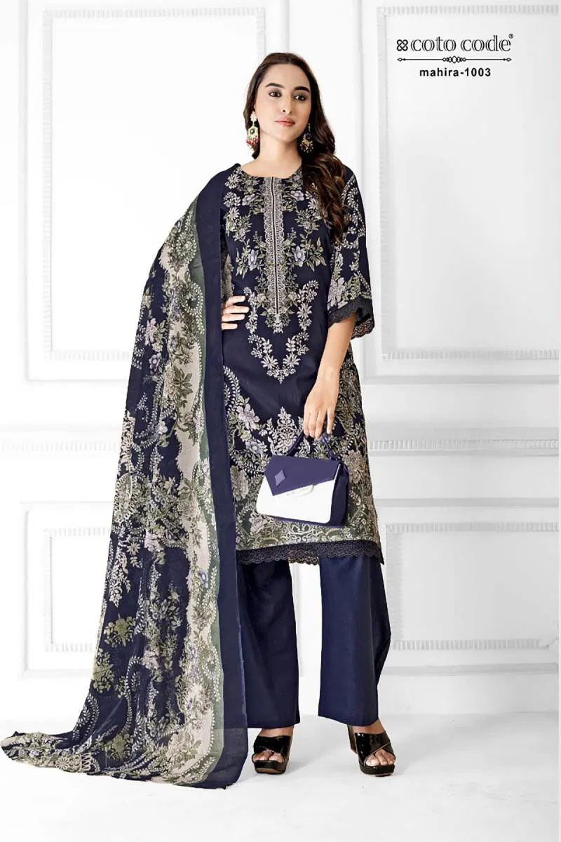 Mahira Vol 1 By Coto Code Lawn Cotton Dress Material Wholesale Suppliers In Mumbai