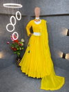Dc L06 Faux Georgette Embroidered Party Wear Lehenga Choli Catalog