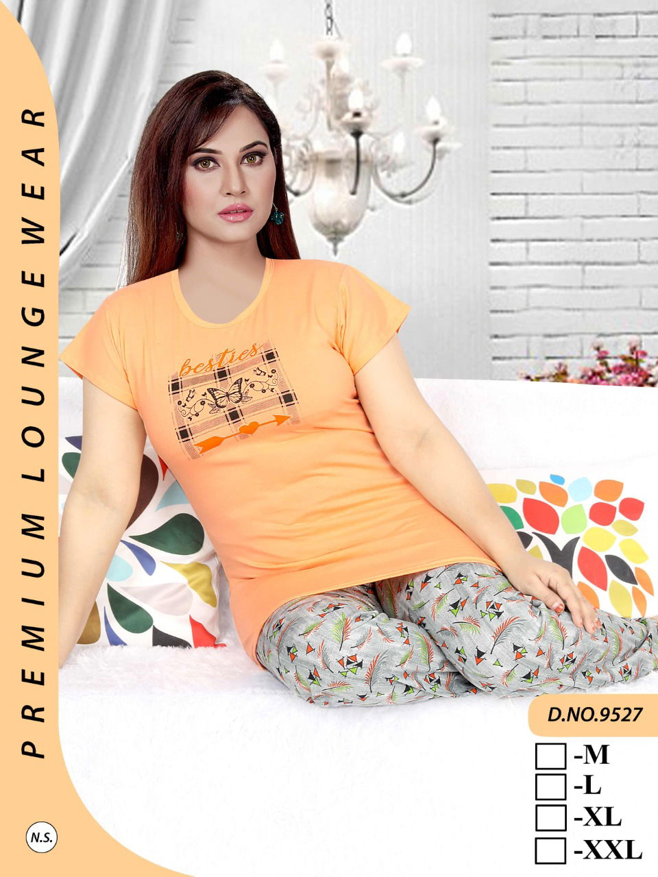 Medium Range 875 Hosiery Designer Night Wear Collection