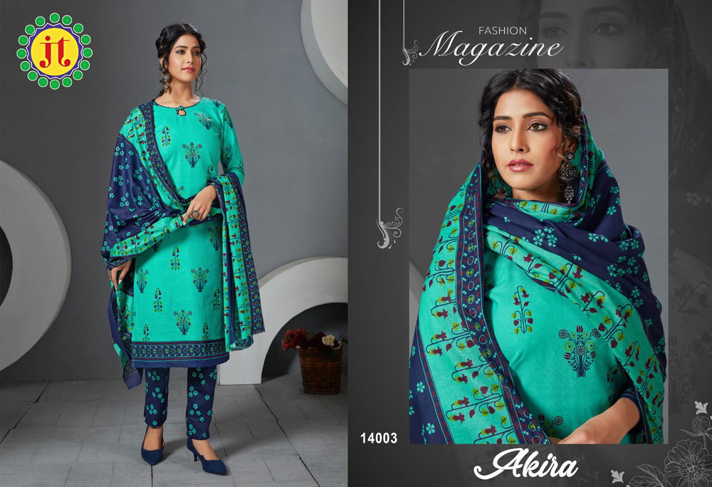 JT Akira Latest Pure Cotton Printed Daily Wear Dress Material Collection 