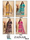 Zainab Vol 5 By Blue Hills Muslin Printed Kurti With Bottom Dupatta Exporters In India