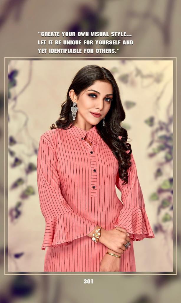 C9 Seltos Latest Designer fancy Ethnic Wear Rayon Kurti With Bottom Collection