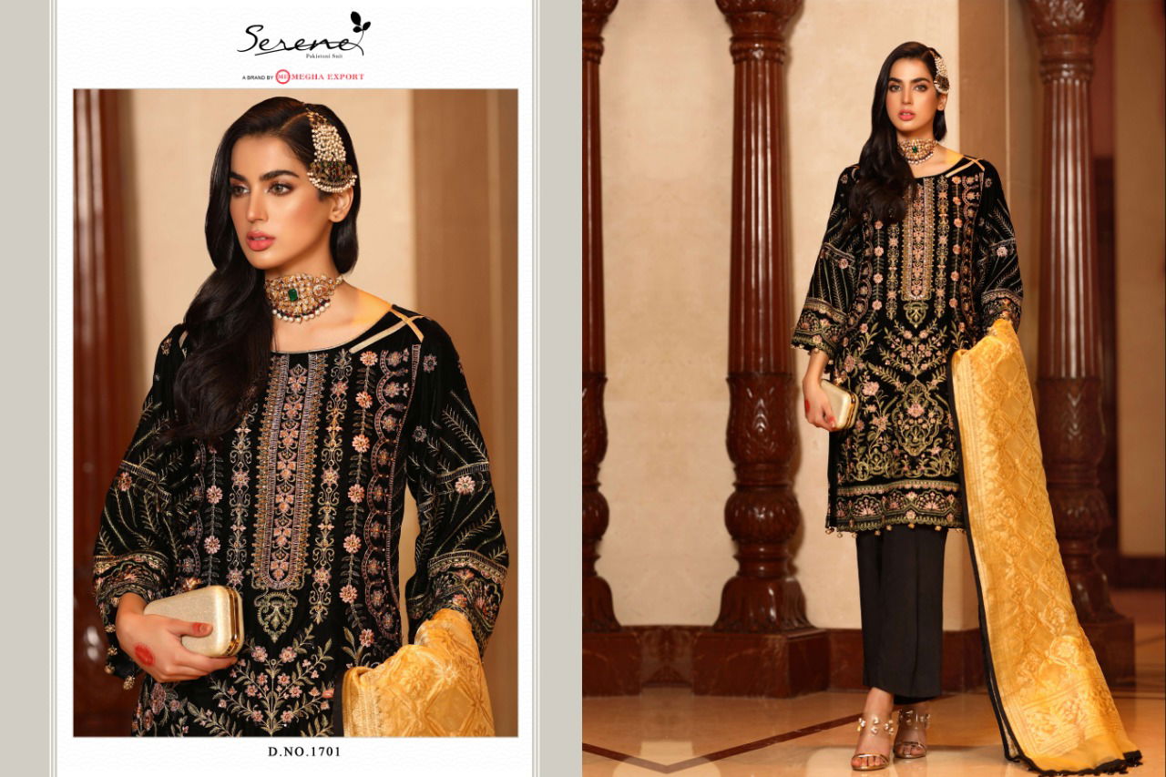 Serene Zarif Nx Latest Fancy Festive Wear Heavy Designer Georgette Embroidery Work  Pakistani Salwar Suits Collection
