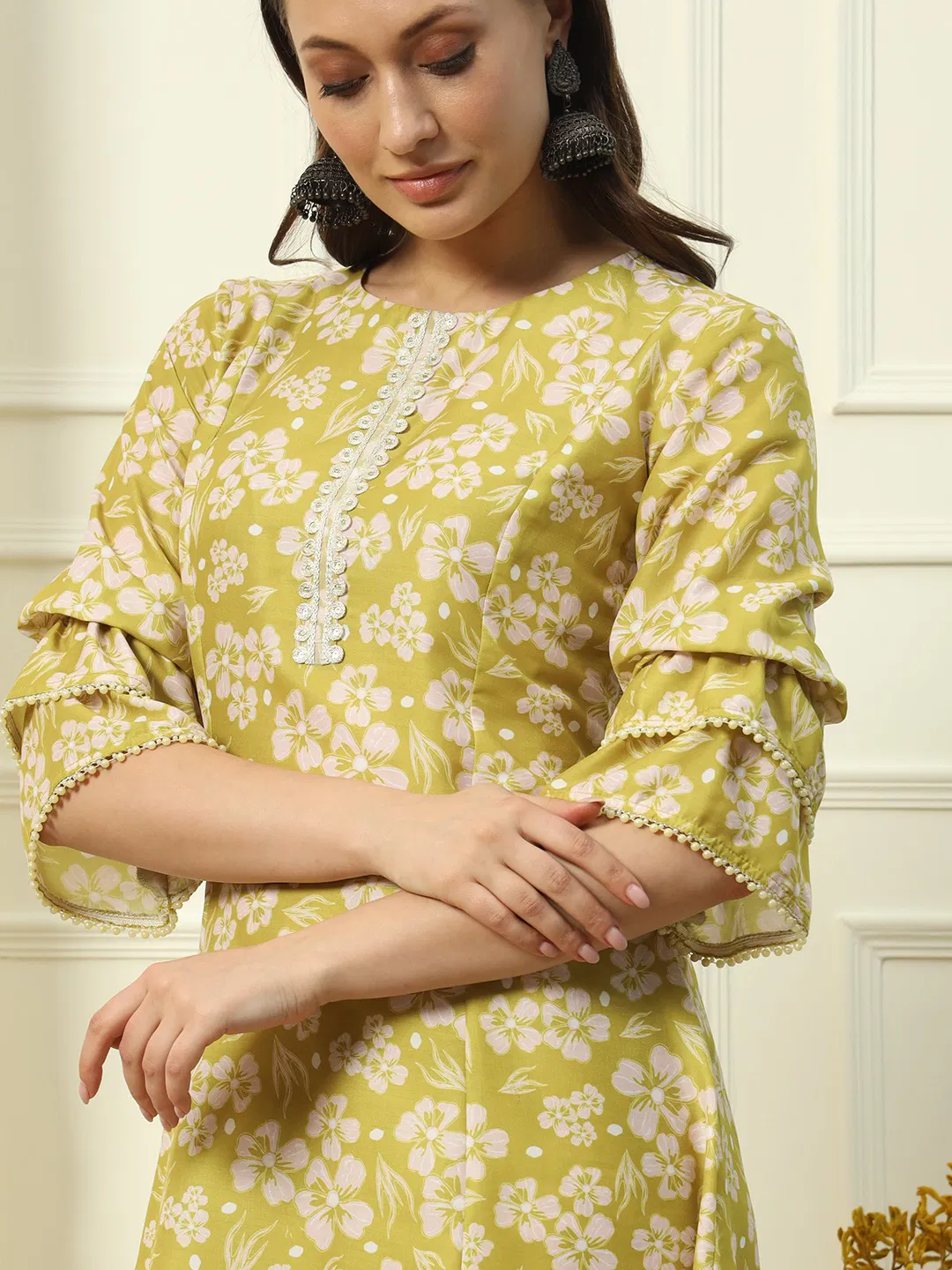 SET0142 Fiorra Cotton Printed Top With Bottom Exporters In India