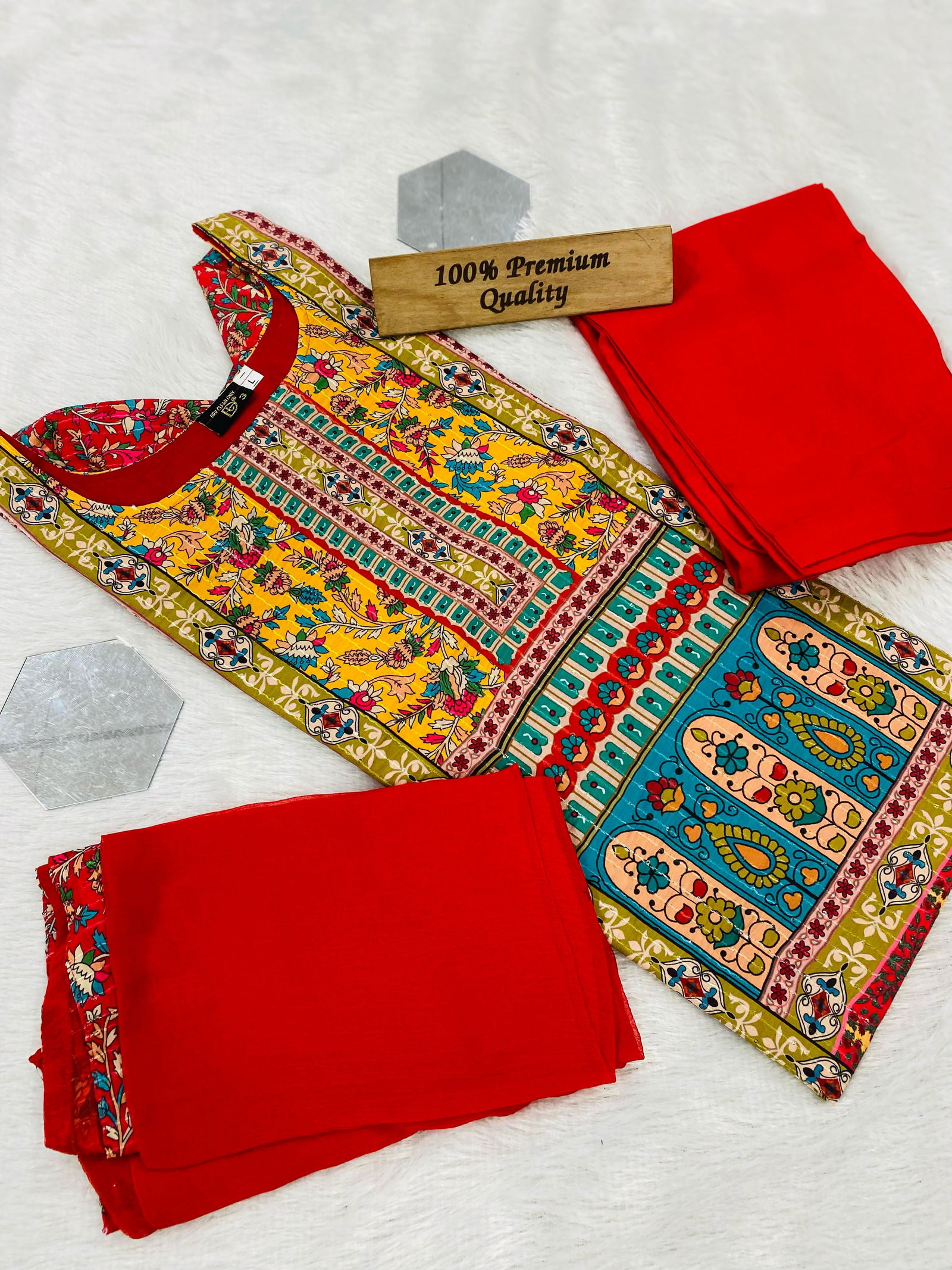 Apple Tree By Tdg Printed Muslin Kurti With Bottom Dupatta Catalog