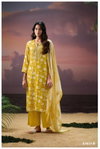 Brylee 3831 By Ganga Pure Wool Pashmina Dress Materials Suppliers In India