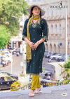 Nagma By Wooglee Viscose Thread work Kurti Bottom With Dupatta Wholesale Online
