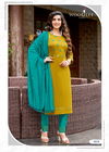 Wooglee Destiny 3 Heavy Festive Wear Viscose Latest Kurti With Bottom And Dupatta Collection