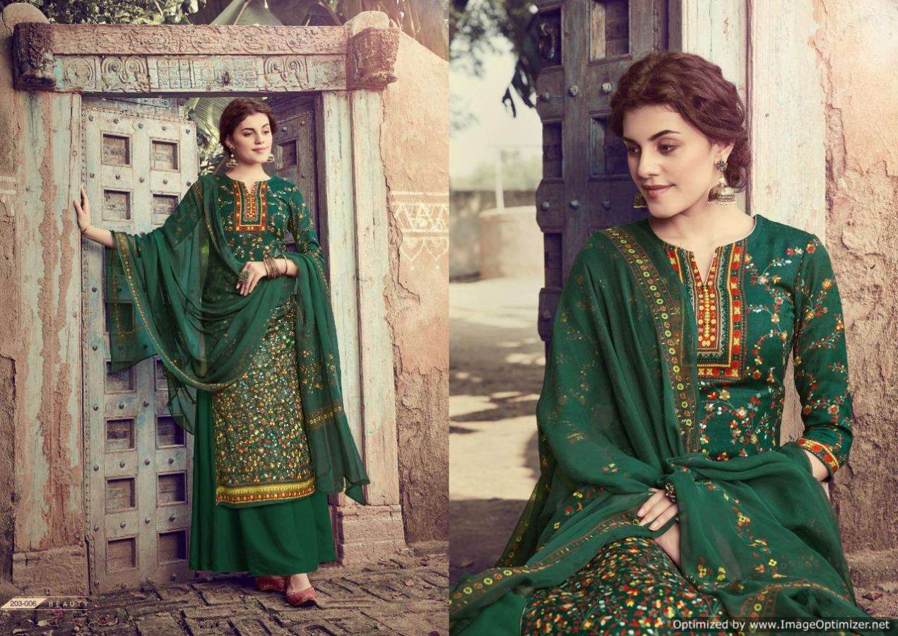 Sargam Mehroon Latest Full Printed Pure Pashmina Dress Material Collection 