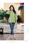 Baby Vol 2 By Tips Tops Fancy Embroidery Reyon Printed Western Ladies Top Surat Wholesale Market