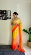 Aab Rubby Fancy Georgette Bollywood Saree Wholesale Price In Surat
