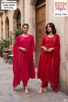 1793 By Ossm Style Mal Chanderi Hand Kurtis Set Size Combo 