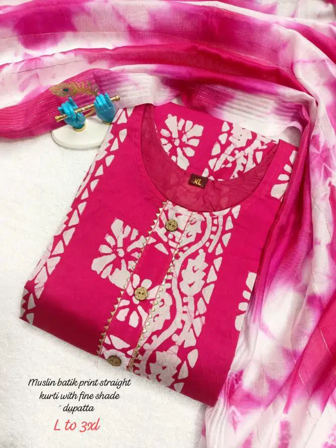 Elegance Rich Look Masleen Non Catalog  Kurti With Dupatta Wholesale Online

