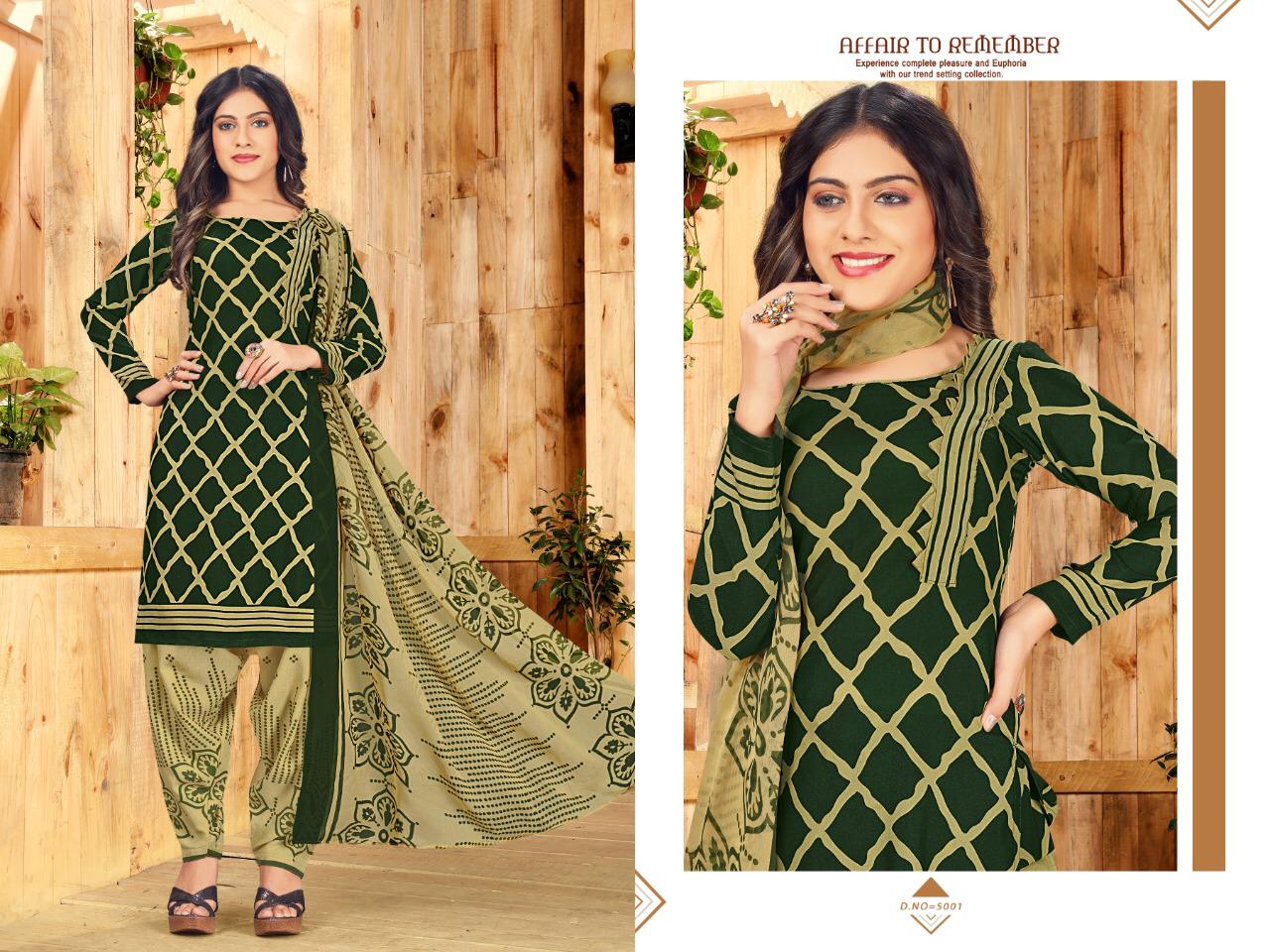 Pankhudi 5 Latest Regular Wear Printed American Crepe Dress Material With Chiffon Dupatta Collection